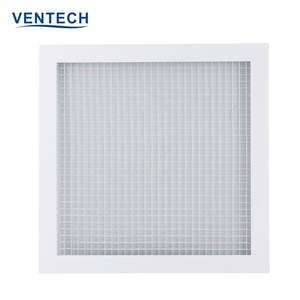 Hvac Industrial Design Aluminum Ceiling Exhaust <strong>Air</strong> Door Grille Square Hinged <strong>Egg</strong> <strong>Crate</strong> <strong>Diffuser</strong> - Product Image 5