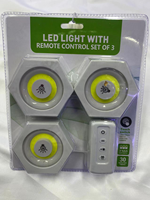 Lampes LED COB sans fil à télécommande, à induction, mini, adhésives, tactiles, pour cuisine, chambre, escalier, placard, veilleuses LED