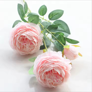 European <b>style</b> 3-<b>headed</b> western peony Artificial flower home wedding decoration Artificial flower three-<b>headed</b> western peony - Product Image 5