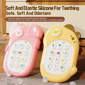 Téléphone portable éducation précoce enfants dessin animé Simulation téléphone portable musique histoire téléphone jouet éducatif - Product Image 3