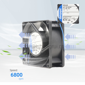 Para 3214JH 230VAC Ball Electric 92x92x38mm 146m3/H 6800RPM Ventilador de refrigeración axial para equipo de telecomunicaciones Gabinete de módulo de batería - Product Image 3