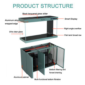 Tanque de peces de 6 pies de ancho, mesa de roca, acuario de una pieza para Bettas, accesorio de cría de peces, acuario rico para mesa de filtro, roca - Product Image 4