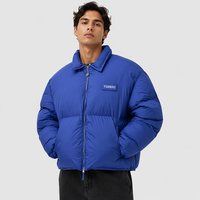 Vestes matelassées en nylon de haute qualité personnalisées OEM, manteaux à bulles rembourrés, vestes d'hiver décontractées pour l'extérieur, vestes en duvet pour hommes grandes tailles
