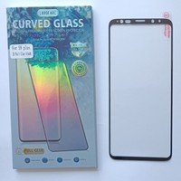 Film protecteur verre trempé incurvé utiliser Mobil couverture complète 3D pour Samsung Galaxy S6 S7 S8 S9 Note 9 S10 Note 10 protecteur d'écran