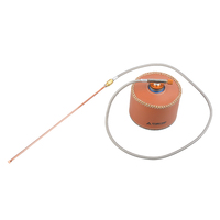 STARCAMP Torche à gaz portable pour extérieur, allumeur à flamme plate pour réchaud à bois et réchaud de camping, compatible cartouche de propane