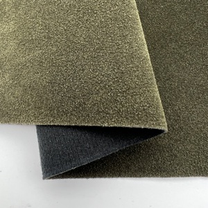 1.2MM vegano resistente all'idrolisi faccia laterale floccata tessuto in pelle per scarpe borse resistente all'idrolisi tessuti in pelle - Product Image 5