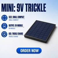 Panneau solaire 5W 10W 15W 9V, mini panneau solaire, petit module photovoltaïque, chargeur de batterie solaire pour téléphone