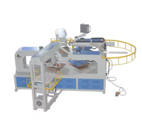 Presse à chaud pneumatique automatique 70*50cm à 3 têtes et 7 stations pour le chargement/déchargement de films DTF, coton imprimé et vinyle pour T-shirts