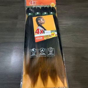 Vendita all'Ingrosso di Fabbrica: Capelli Pre-Stirati per Intrecciare 38 Pollici 240g X/P 4X, Estensioni per Trecce Africane - Product Image 4