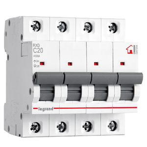 Disjoncteur <span class=keywords><strong>Legrand</strong></span> série RXD 6kA, protection contre les surcharges et les courts-circuits pour tableaux de distribution industriels - Product Image 4