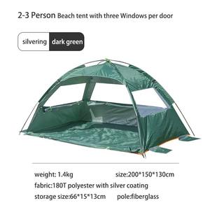 Tente d'été portable à baldaquin pour la plage Tente de plage extensible personnalisée pour <span class=keywords><strong>l</strong></span>'extérieur Protection UV Tente de pêche pour le camping <span class=keywords><strong>Abri</strong></span> solaire pour <span class=keywords><strong>l</strong></span>'extérieur - Product Image 3
