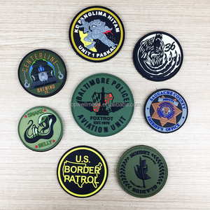 Miếng Dán Pvc Tùy Chỉnh Huy Hiệu Logo Dập Nổi Quần Áo Quần Áo Miếng Dán Cao Su PVC 3D 2D - Product Image 4