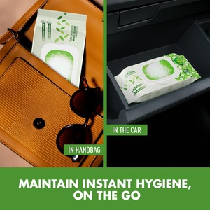 Lingettes nettoyantes intimes féminines naturelles et biodégradables sous marque privée - Product Image 3
