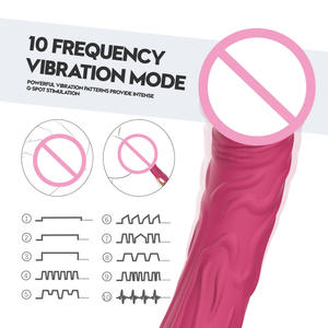 Ipx7 Wasserdichter Rosen simulations vibrator Weicher <span class=keywords><strong>Penis</strong></span> <span class=keywords><strong>Penis</strong></span> 10 Frequenz weiblicher Masturbation vibrator - Product Image 6