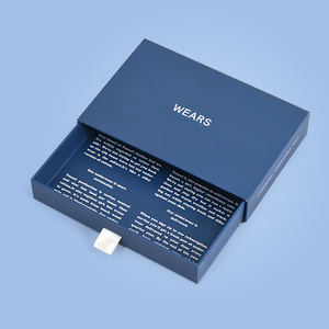 Wholesale Luxury Folding Magnetic Cardboard <b>Gift</b> <b>Box</b> <b>Black</b> Ribbon Handle Embossed Printing Hard Rigid Packaging for Clothing - Product Image 1