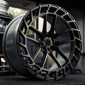 Jantes CF neuves, forgées sur mesure, haute performance, noir mat (concave), 25 mm, en alliage d'aluminium /Mercedes 5x114.3/120/130 15-26 5 - Product Image 3