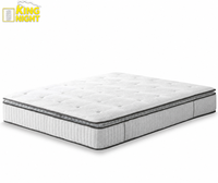 Fabrikverkauf 5-Sterne-Hotel Naturlatex-Memory-Schaum-Hybridmatratze 30 cm dick King/Queen Size Rollmatratze mit Gel für Schlafzimmer