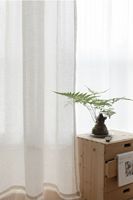 Usine vente chaude semi rideau transparent pour salon
