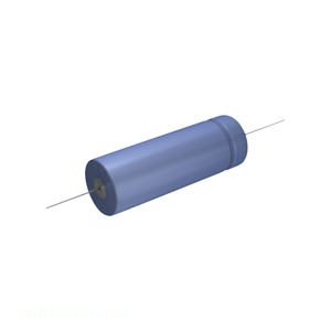 Condensateur canal fabricant WBR2000-25A, aluminium, 2000 µF, 25 V, axial, traversant (TH) - Product Image 1