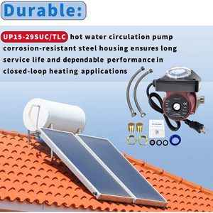 Pompe de circulation CWDA 115V 1/8 CV avec minuterie pour recirculation d'eau chaude et raccords union - Product Image 5