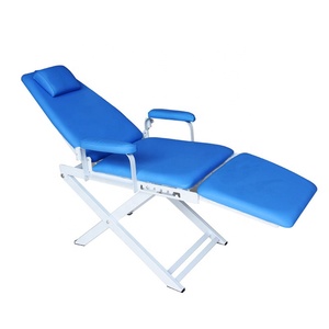 Chaise dentaire pliante de conception simple de chaise dentaire portative avec l'unité dentaire de système de turbine à air chaise dentaire mobile légère - Product Image 2