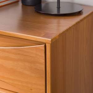 Armadietto della credenza in legno organizer cassettiera di 5 cassetti Vintage in legno massello di Teak fatto a mano con colori naturali armadi da soggiorno - Product Image 4