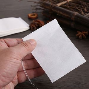 Wholesale Disposable Empty Filter Paper Drawstring Seal Filters Loose Leaf Tea <b>Bags</b> Empty Unbleached Filter <b>Bags</b> - Product Image 3
