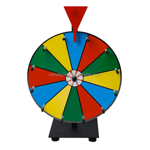 Portable roue prix filatures jeu Fortune fête tourner plaque mur carnaval tirage au sort table loterie Machine gagnant amusant - Product Image 2