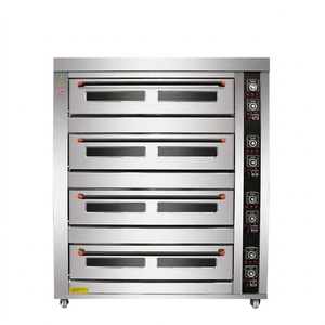 Horno Eléctrico Comercial Europeo <span class=keywords><strong>de</strong></span> <span class=keywords><strong>Gran</strong></span> Capacidad con 2, 3 o 4 Niveles, Válvulas y Sistema Eléctrico Trifásico para Hornear Pan y <span class=keywords><strong>Pizza</strong></span> - Product Image 2