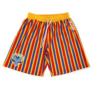 Men's Lightweight Basketball Shorts Stretch Mesh Gym & Running Shorts Vintage <b>Retro</b> Style Elastic Drawstring Waist - Product Image 3