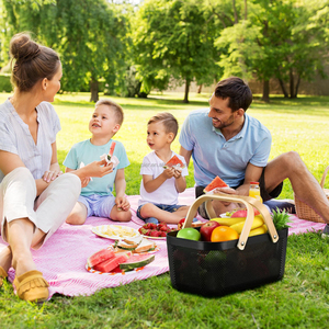 Custom Logo Large Picnic <strong>Hamper</strong> Basket Wire <strong>Mesh</strong> Hanging Fruit Baskets <strong>Mesh</strong> Laundry Basket - Product Image 5