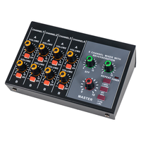 Console de mixage DJ professionnelle MIX428 8 canaux avec réverbération, enregistrement USB, sortie mono/stéréo, design compact