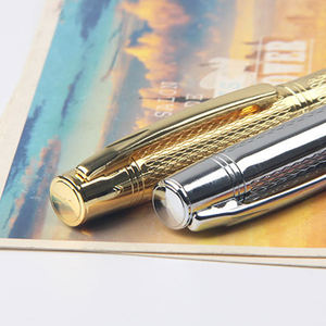 Stylo publicitaire en métal haut de gamme chinois de haute qualité avec une largeur d'écriture de 1,0 mm, logo personnalisé - Product Image 2