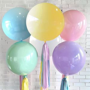 ลูกโป่งยางกลมสีขาวขนาด 36 นิ้ว สำหรับถ่ายภาพ งานวันเกิด งานแต่งงาน งานเทศกาล งานอีเว้นท์ และการตกแต่ง - Product Image 2