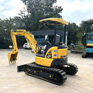 Used Komatsu PC20 Mini Crawler Excavator CE Certified with 0.2m³ Bucket Cummins Engine Motor Pump Gear Bearing for Sale - Product Image 1