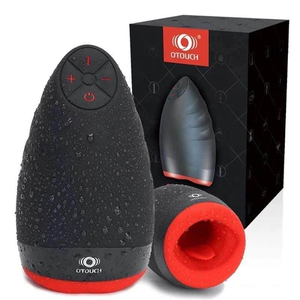 Masturbateur masculin, vibromasseur pour hommes, stimulation érotique, 10 modes de vibration, masturbation masculine, chauffage, tasse de sexe oral, jouets sexuels gays - Product Image 1