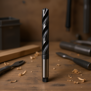 ดอกสว่านเจาะเหล็ก HSS แบบปลายตัดเกลียวพร้อมก้าน Morse Taper Shank สำหรับเจาะโลหะ ไม้ และพลาสติก - Product Image 3