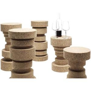 <span class=keywords><strong>Tabouret</strong></span> en liège moderne, chaise d'art, mobilier nordique, restaurant de luxe minimaliste, design de créateur - Product Image 6