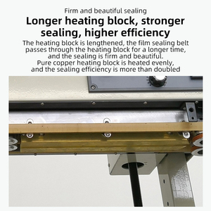 FR-1100 nhà máy bán buôn thương mại phim nhựa lớn lớn nặng túi đứng lên túi dọc niêm phong máy với máy in mã - Product Image 5