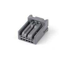 Conector automotriz de plástico eléctrico, conector automático de arnés de cables hembra, 2 unidades