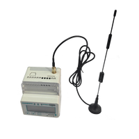 Medidor de Electricidad Prepago Monofásico Inteligente 4G con Interruptor de Circuito para Riel DIN, Módulo de Tarjeta SIM y RS485