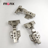 Herrajes para Muebles, Bisagras Hidráulicas Industriales Ocultas de Cierre Suave, 110 Grados, para Puertas de Gabinetes de Cocina, Bisagra 3D