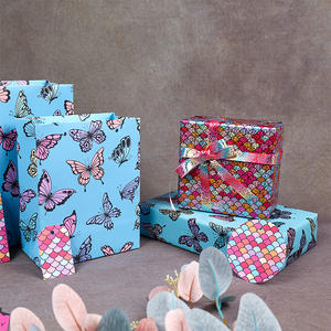 High Quality 80g New Design Embossed Birthday Gift <b>Wrap</b> 43x300cm <b>Roll</b> Festive Texture Memorable Stylish Easy - Product Image 5