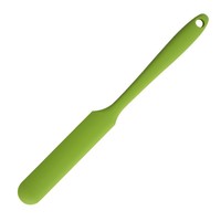 Spatule en silicone à long manche monobloc - Grattoir multifonction pour la pâtisserie, le mélange de farine, de beurre, de confiture, de glaçage, compatible lave-vaisselle et four