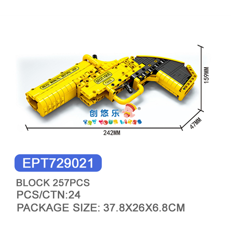 EPT729021 - Série Briques de Pistolet 257 pièces (24 pièces/ctn)