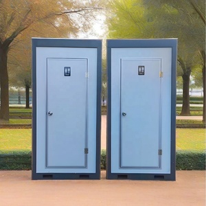 Nouvelle toilette mobile préfabriquée, toilette mobile individuelle préfabriquée pour l'extérieur, toilette publique portable, produit de construction de salles de bain préfabriquées - Product Image 1