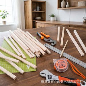 Palitos de madera para manualidades, tiras de madera de pino para proyectos de bricolaje y decoraciones hechas a mano - Product Image 3