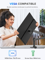 Moniteur PC de bureau incurvé UMax 22 pouces 2K/1440P 120% SRGB Écran IPS rétroéclairé WLED Utilisé 60Hz Gaming Haut-parleur intégré Mac PS5