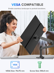 Moniteur <span class=keywords><strong>PC</strong></span> de bureau incurvé UMax <span class=keywords><strong>22</strong></span> <span class=keywords><strong>pouces</strong></span> 2K/1440P 120% SRGB Écran IPS rétroéclairé WLED Utilisé 60Hz Gaming Haut-parleur intégré Mac PS5 - Product Image 6