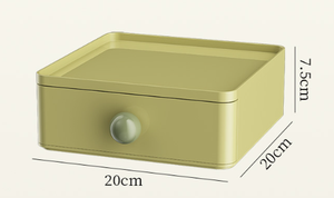 Organisateur de bureau/chambre/dortoir en <span class=keywords><strong>plastique</strong></span> empilable multi-niveaux de type tiroir pour papeterie, cosmétiques et objets de collection - Product Image 6